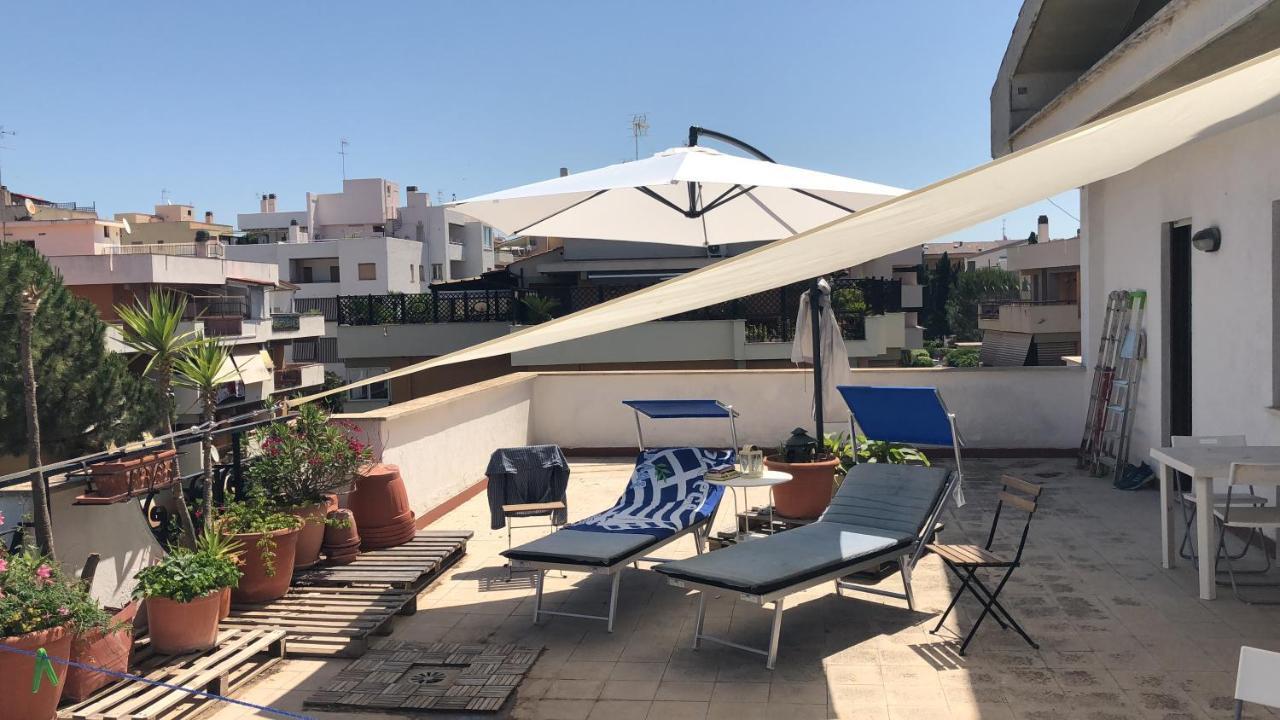 Attico Terramare - Beach & Maxi Terrace & Electricbbq Santa Marinella Luaran gambar